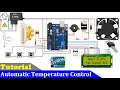 How to make automatic temperature control system using arduino