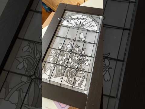 Paint stained glass
