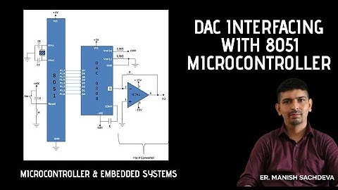DAC Interfacing with 8051 Microcontroller (DAC0808)