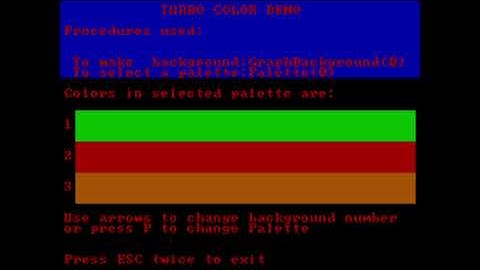 Turbo Pascal 2.0 - 1984 - IBM PC XT 256K CGA emulated in PCem