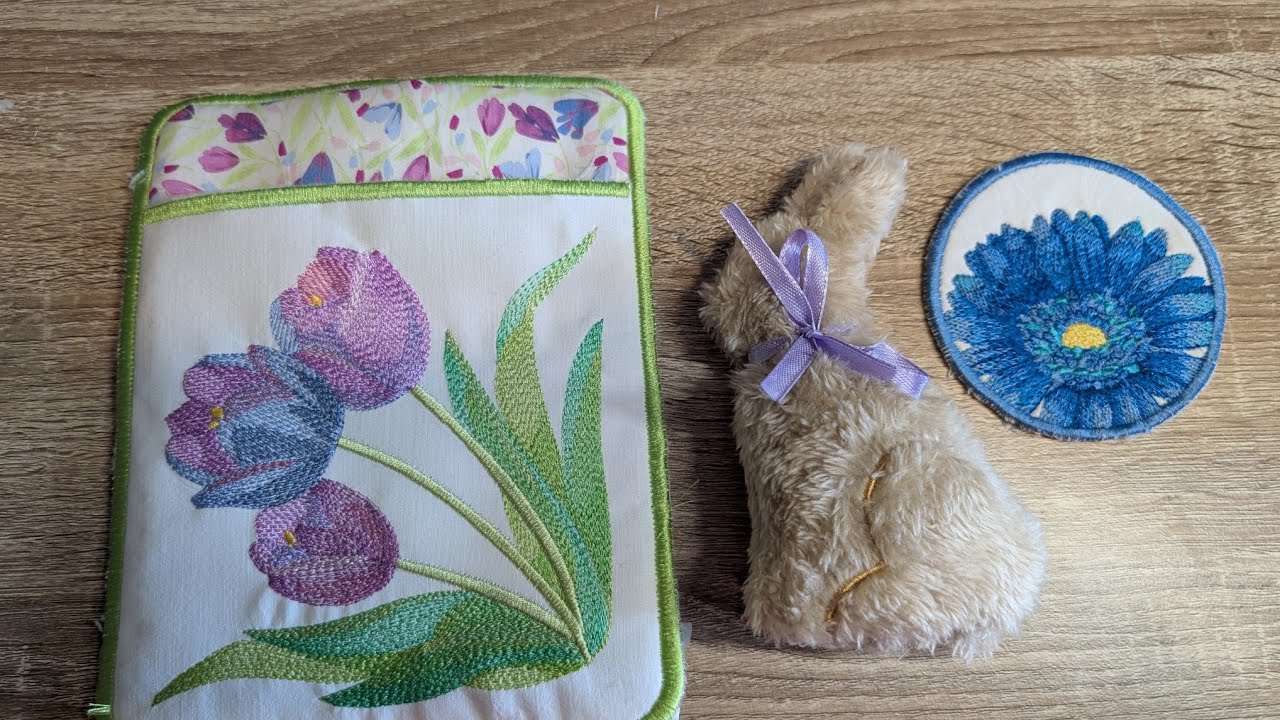Broderie ITH: trois projets printaniers à la machine à broder