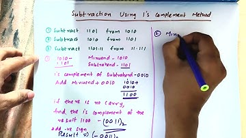 Subtraction Using 1