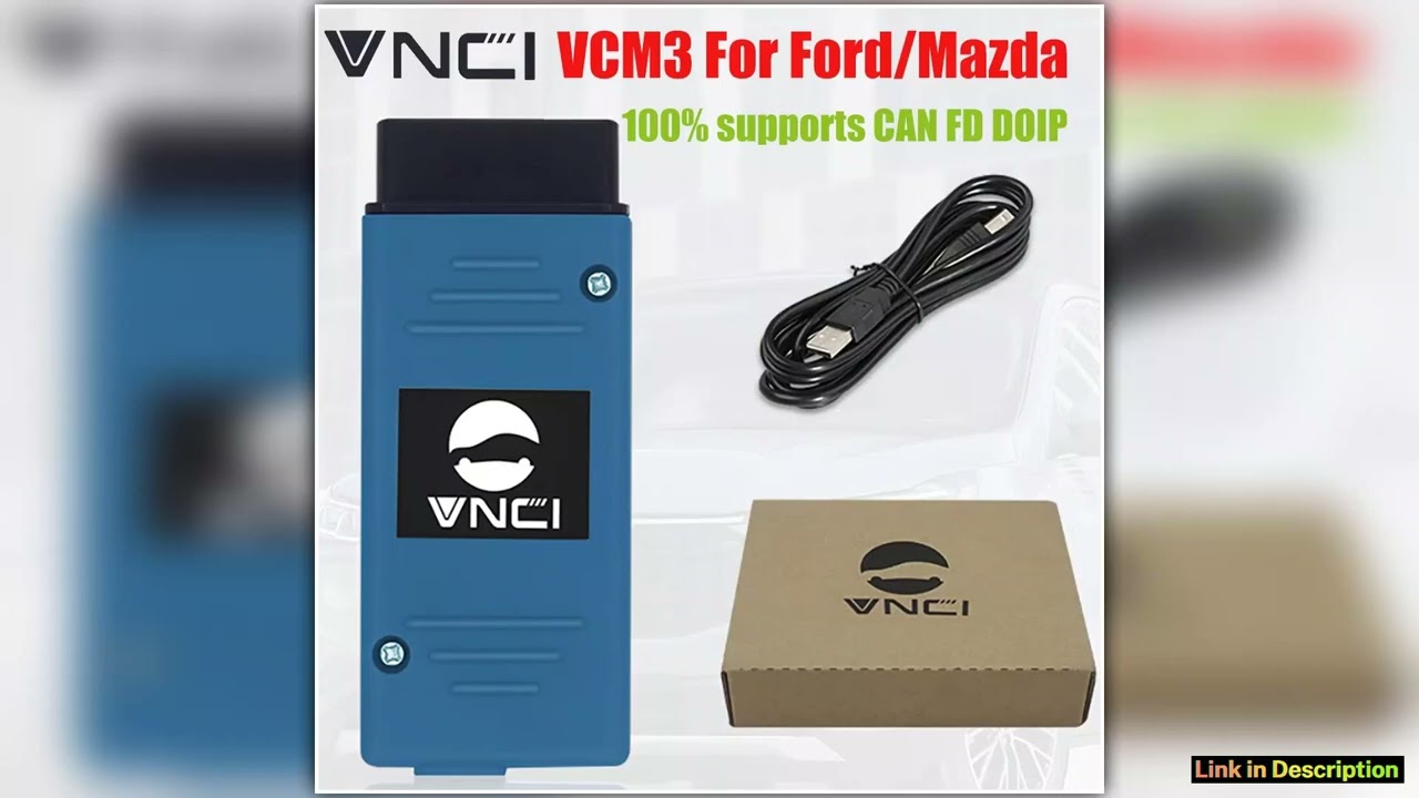 VNCI VCM3 Diagnostic Scanner for New Ford Mazda Supports CAN FD DoIP Supports 4 channel CAN BUS Sma