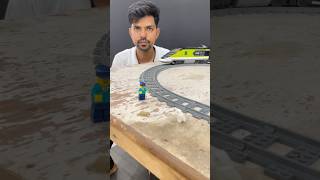Lego High Speed Passenger Train Loco Pilot Hunting Rat And Owl On Tracks