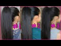 3 VOLUMINOUS PONYTAIL HAIRSTYLES FOR GIRLS, SCHOOL, COLLEGE | LONG PONYTAILS | HAIR TUTORIAL TRICKS