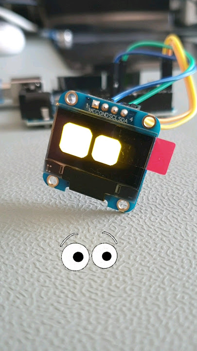 Moving eyes 0.96 OLED #oled #display #eyes #eye #project #moving #move #electro #e #electronics