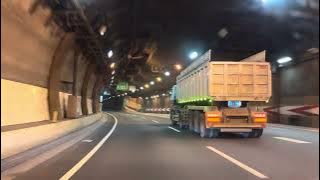 YAMATE TUNNEL THE SECOND LONGEST ROAD   IN TOKYO JAPAN 18.2 KILOMETERS 