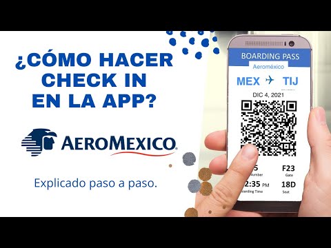 ¿Cómo hacer check in en la app de Aeroméxico? - Tutorial paso a paso
