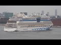 Kreuzfahrtschiff AIDAluna am 29.09.23 dreht in Copenhagen