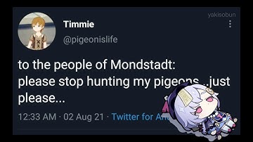 If Genshin Impact characters had twitter! part 2