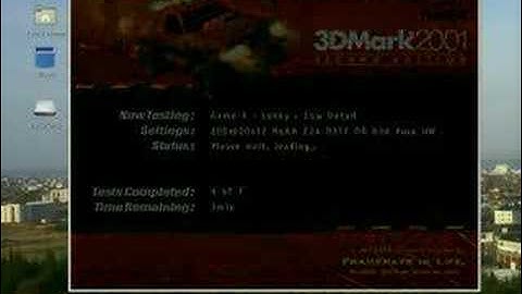 3DMark 2001SE on Linux with Wine