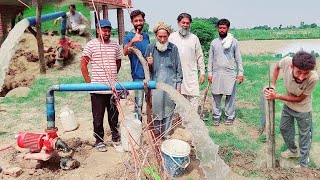 Old Style Of Borewell Drilling For Solar Motor | Complete Process | Azmat