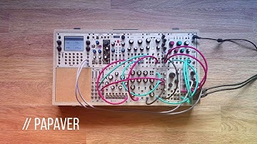 Papaver // Eurorack Modular Synthesizer // Batumi, Marbles, Rings, Plaits, Lyra8 FX, Clouds, FX Aid