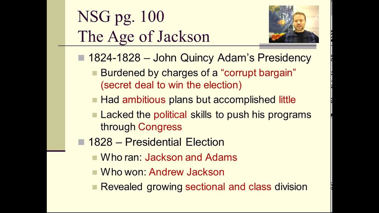 The Age of Jackson YouTube