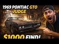 We Found a Rare Black 1969 Pontiac GTO Judge for Only $1000!