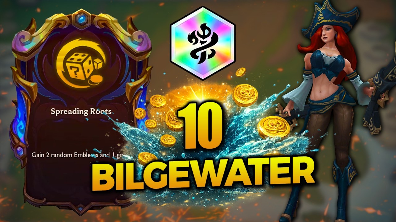 EMBLEM ENSEMBLE + SPREADING ROOTS FINALLY GAVE ME 10 BILGEWATER | TFT Set 16