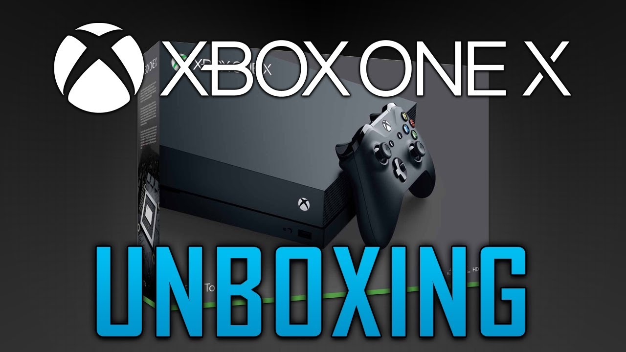 Xbox One X Unboxing 