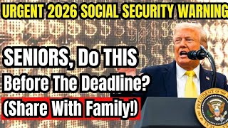🚩 SENIORS, New Fed Chair Changes Everything? Urgent 2026 Social Security Warning (Share With Family)