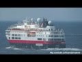 Cruise Ship FRAM leaving La Coruna in October 7, 2012