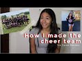 HOW TO MAKE THE CHEER TEAM - Tips + Advice