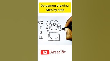 Doraemon drawing from CC T D LL #shorts #drawing #doraemon #easy
