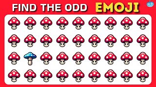 Find the ODD One Out 🔍 - Emoji Edition 😜 | Easy, Medium, Hard Levels ⏱️