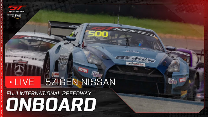 LIVE ONBOARD | Qualifying | Fuji | #500 5ZIGEN | GT World Challenge Asia pwd by AWS 2025