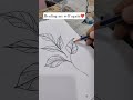 Artist way to heal their hurt ❤ leaf shading #ytshorts #art #sad #drawing #shadingart