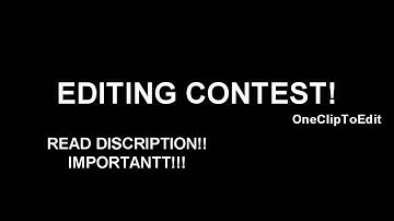 [OCTE] EDITING CONTEST - CLOSED - By Violence