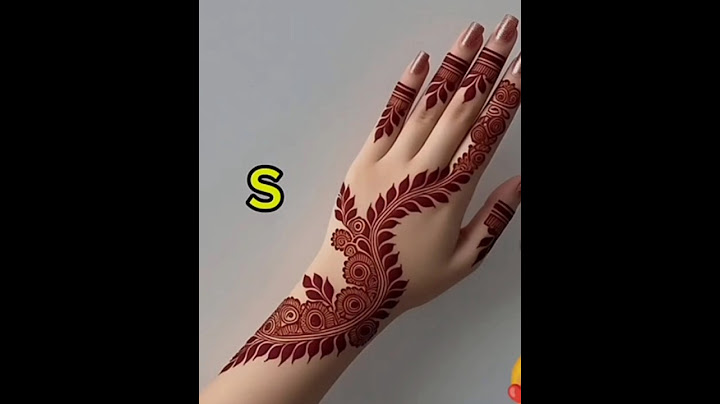 simple and easy mehandi design for hands#mehndi #mehndidesign #shortvideo