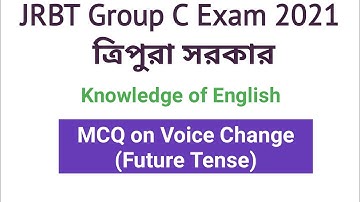 Voice Change rules with MCQ for JRBT LDC, Agri Assistant, Junior Operator and SSC GD, MTS Exam