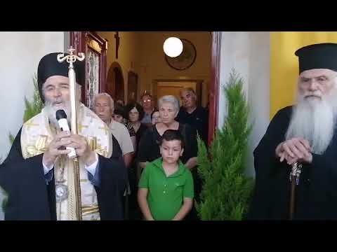 Εσπερινός στο παρεκκλήσιο Θεοτόκου Βλαχερνών στην Κάλυμνο.Παρέστη Μητροπολίτης Μεσογαίας Νικόλαος