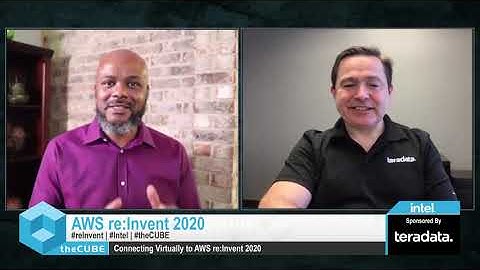 Steve McMillan, Teradata | AWS re:Invent 2020