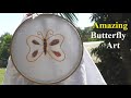 How to Make a Butterfly Art on Clothes | Luna Drawing School