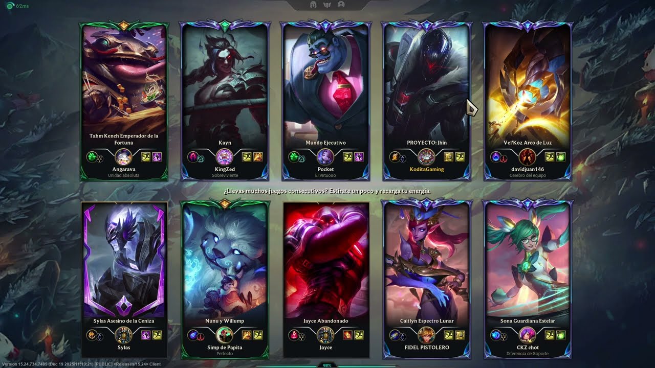 GAMEPLAY - LOL - CLASIS