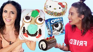 Taste Testing the Best Ice Cream Cakes! (Cheat Day)