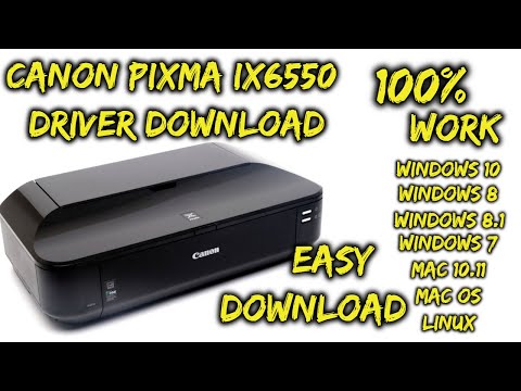 Canon PIXMA iX6550 Driver Windows 10