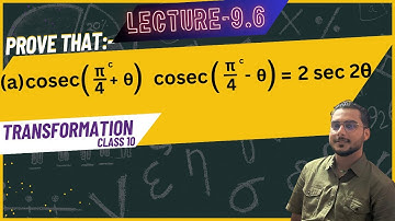 Lecture 9.6//Transformation//short questionTrigonometry//class 10// O.Math