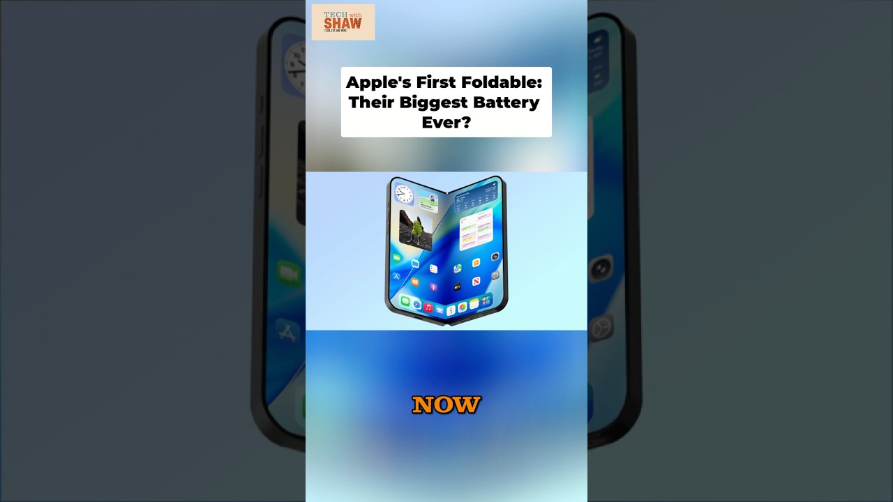 iPhone Fold: цена в 2000 долларов и огромная батарея? 🔋 Стоит ли оно того? Напишите в комментария...