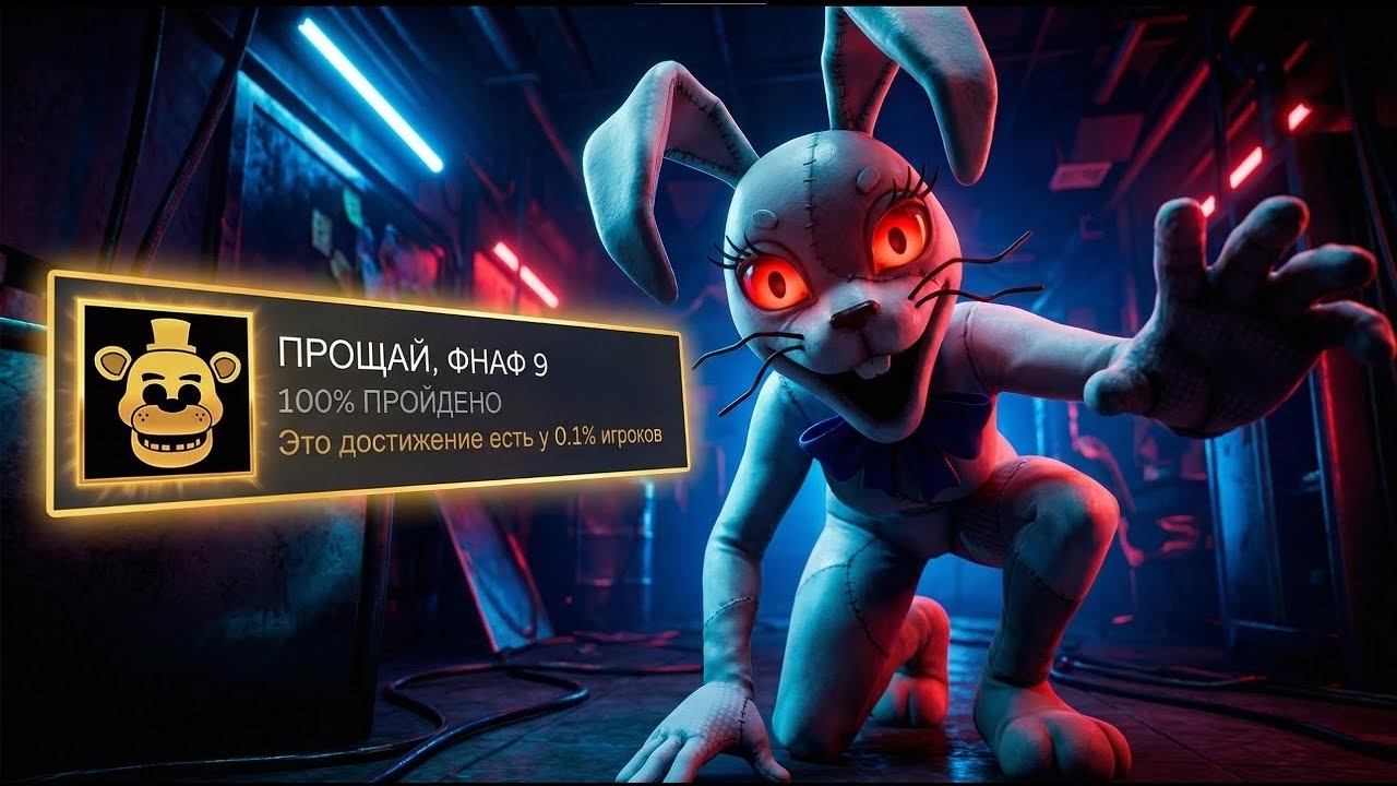 я прошел КУЛЬТОВУЮ ЧАСТЬ ФНАФА на 100% - Five Night At Freddy's Security Breach