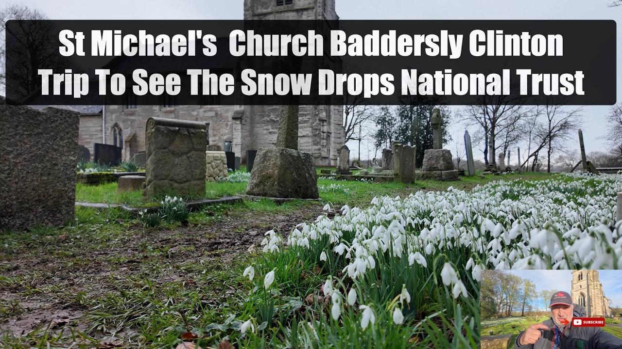 Поездка в церковь Святого Михаила в Баддерсли-Клинтон, чтобы полюбоваться подснежниками, организо...