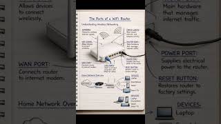 The Parts of a WiFi Router #shorts #information