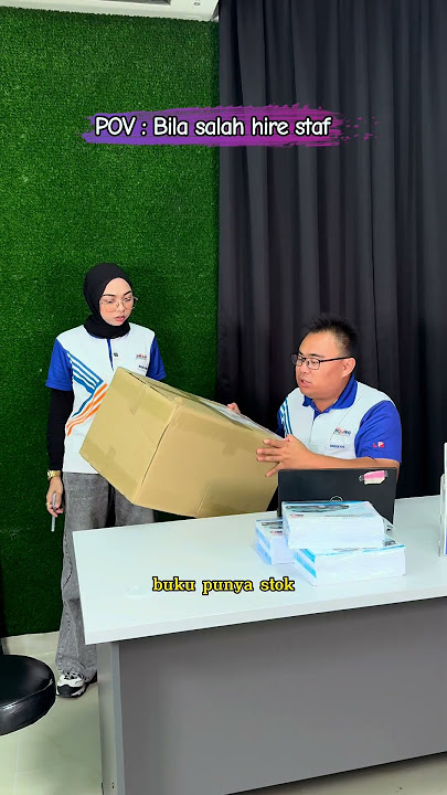 Bila salah hire staf🤣
