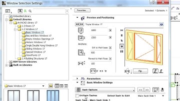 Basic window improvements in ARCHICAD