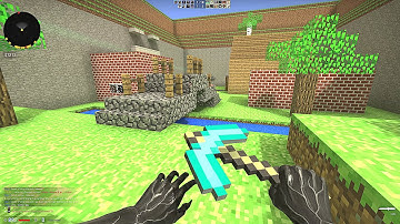 CSGO: Zombie Survival Mod - zm_Minecraft_v3_rw1 (ALL SECRETS) on RoW