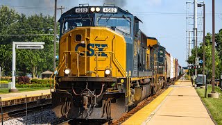 Csxt 4582 Leads A446 South Lake Villa Il 8.4.23