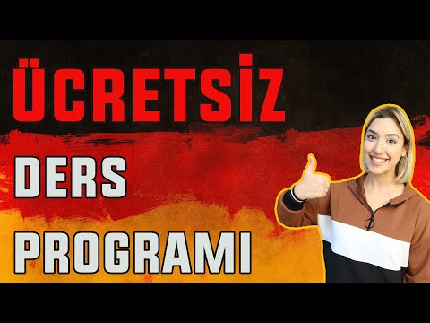 ÜCRETSİZ Almanca Ders Çalışma Planı/Programı - Almancaya Nereden Nasıl Başlanır?