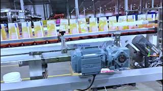 Kraft Paper Wrapper + Case Packer Line for Cup Products – End-of-Line Packaging Solution