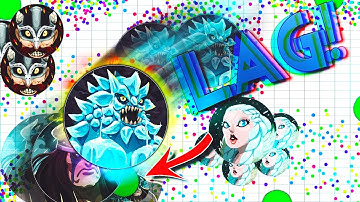 AGAR.IO - CRAZY POPSPLIT  LAG // WEIRDEST POPSPLIT EVER // INTENSE DOUBLESPLITS