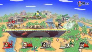 Super Smash Bros. 4 Wii U: K-ON! Smash Tour (Smashville)